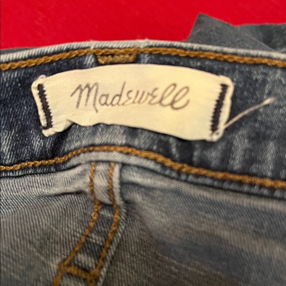 Madewell Dark Blue high riseWomen's Skinny Jeans 30 tall - Picture 2 of 6
